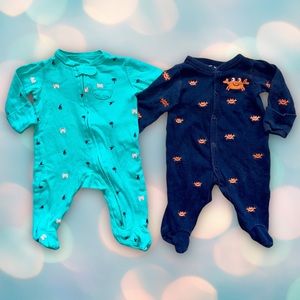 Carter’s Baby Boy’s Newborn Sleeper Footie Pajamas